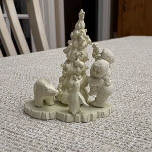 Department 56 Snowbabies “Lift Me Higher I Can’t Reach” Figurine Painted Pewter